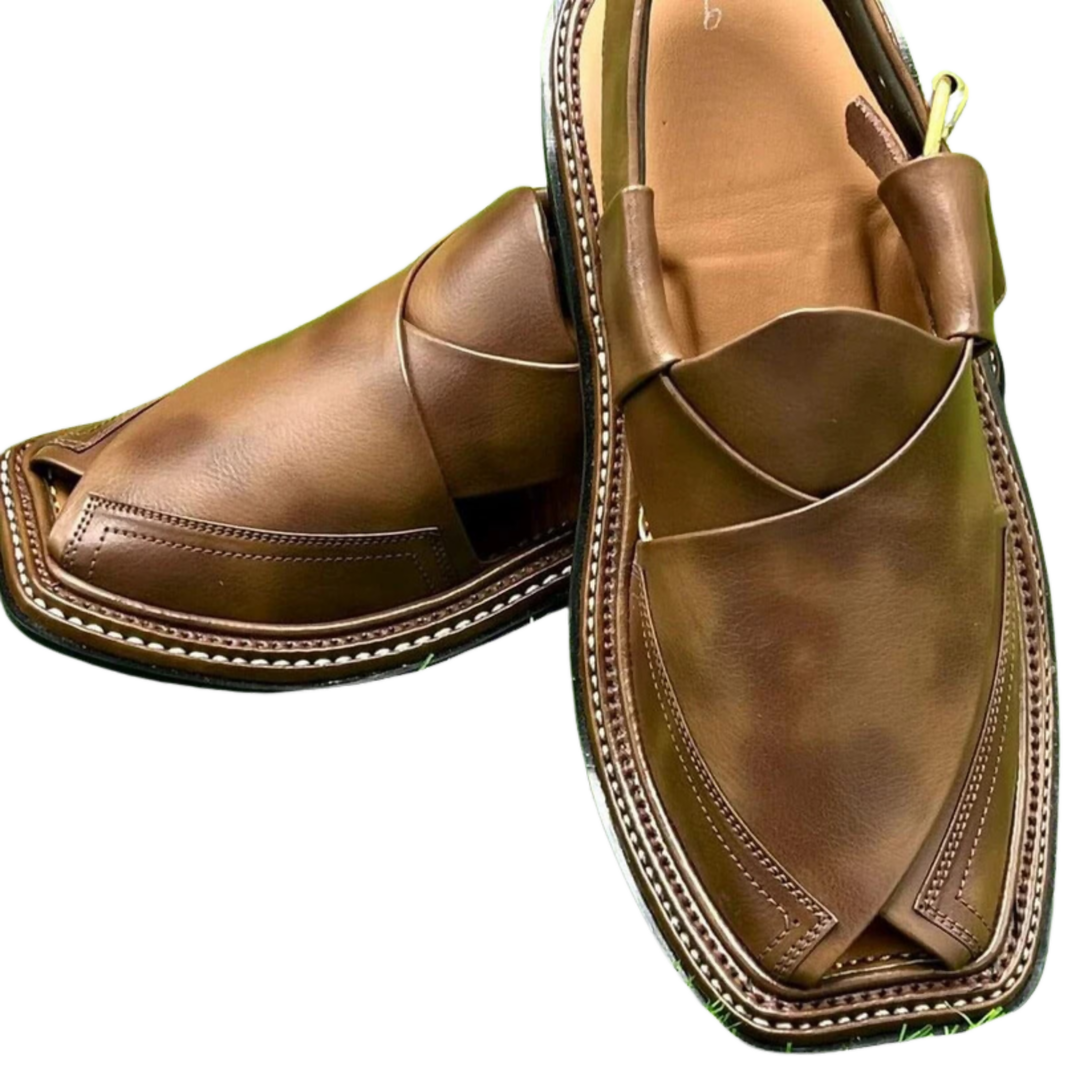 Charssadwal Chappal, Double Sole, Super Fine Leather, Feather Weight & Sweat Absorbent