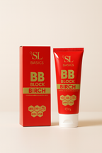 SL Basics BB Block SPF 50+ Tinted Sunscreen – Hydrating & Protective BB Cream with Vitamin E & Lotus Extract (50 ml)