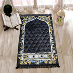 The Velvet Honeycomb Quilted Janamaz prayermat 75x120 cm Design - 5
