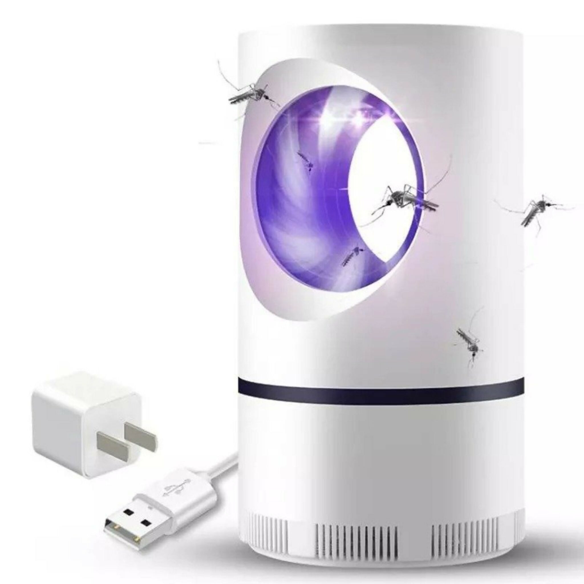 Mosquito Killer Lamp Electric Shocker Round with Charger