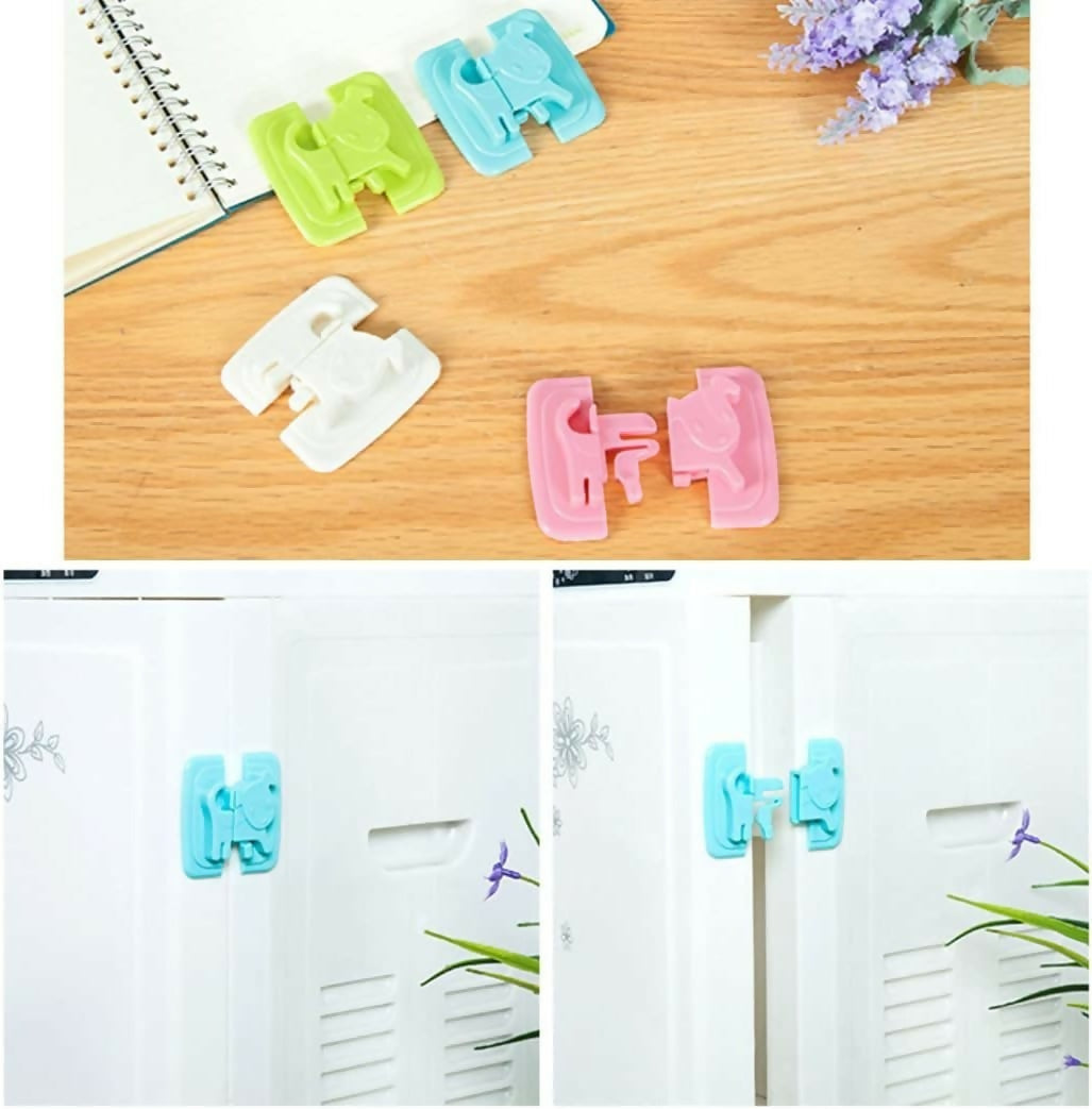 01 PCs Cute Dog Shape Cartoon Cabinet Door Child Safe Lock Refrigerator Toilet Baby Safety Tools