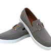 Grey Loafers for Men, lightweight slip-on shoes, for formal & casual wear