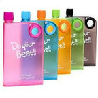 Ultra Slim Notebook Style Water Bottle – 1 Pc (Random Color)