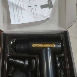 Professional Smart Percussion Massage Gun – High-Intensity Deep Tissue Muscle Massager With 4 Interchangeable Heads