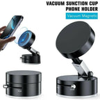 360° Rotating Magnetic Car Phone Holder – Strong Suction Dashboard Mount for Smartphones