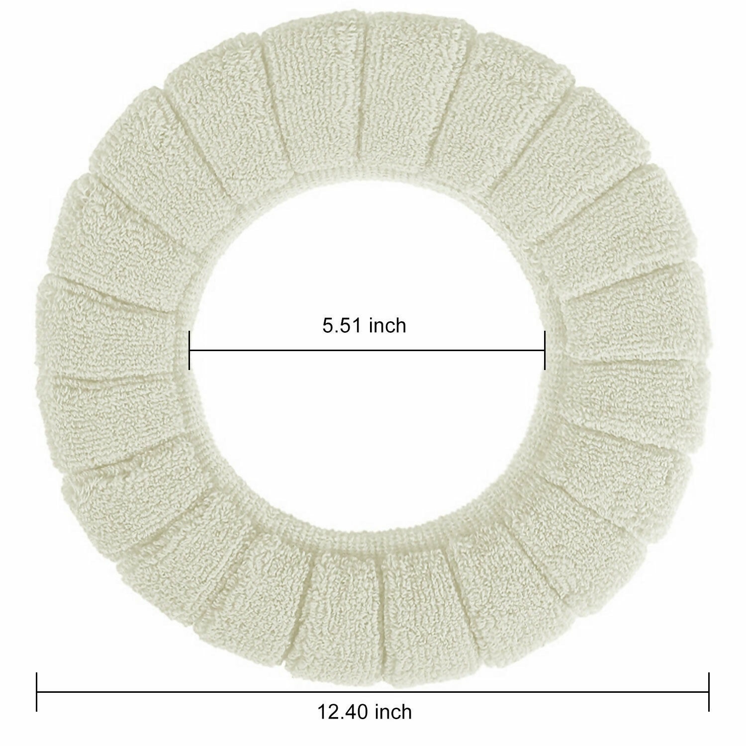 Universal Soft-Touch Cushioned Toilet Seat Cover – Machine Washable Plush Comfort