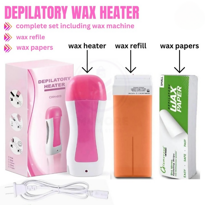 CWH-003 Depilatory Wax Heater Kit with Wax Paper