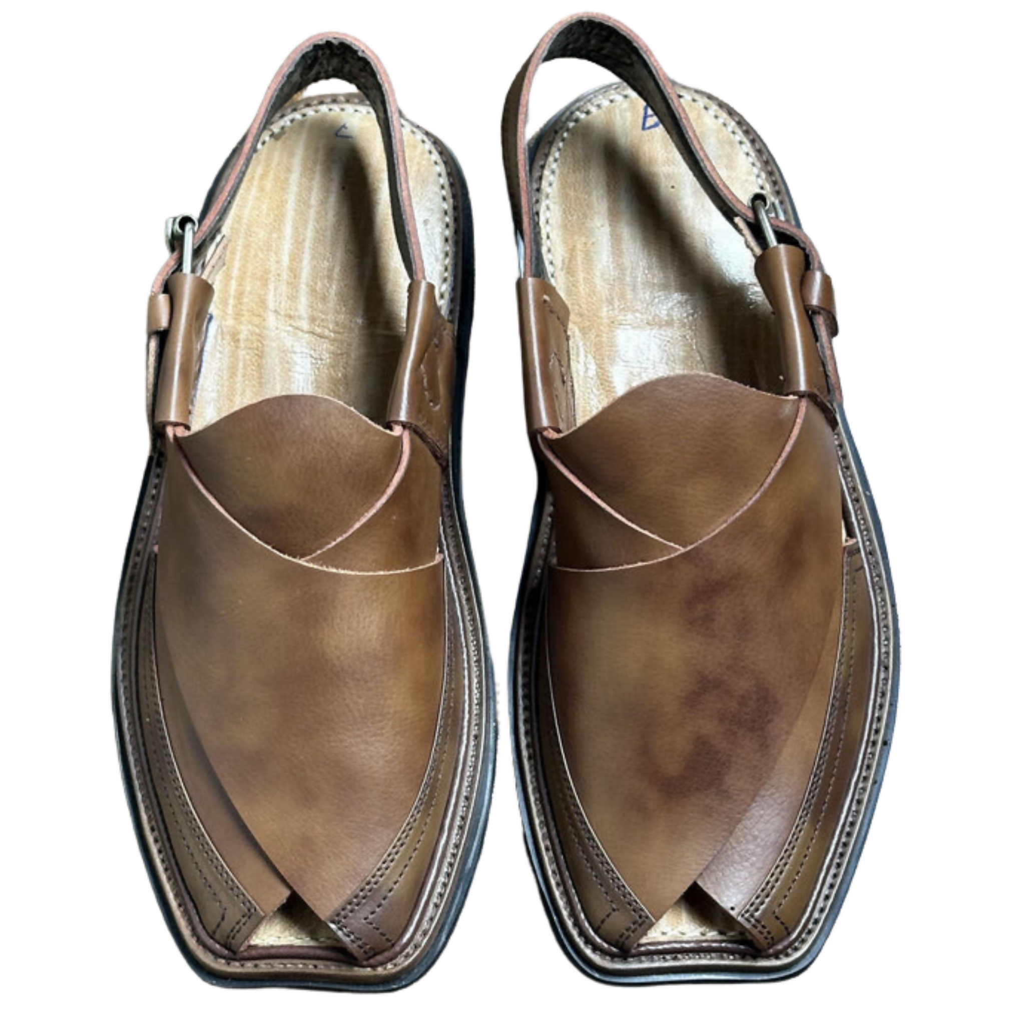 Charsaddah Special Chappal, Fine Matte Leather & Feather Light, for Men