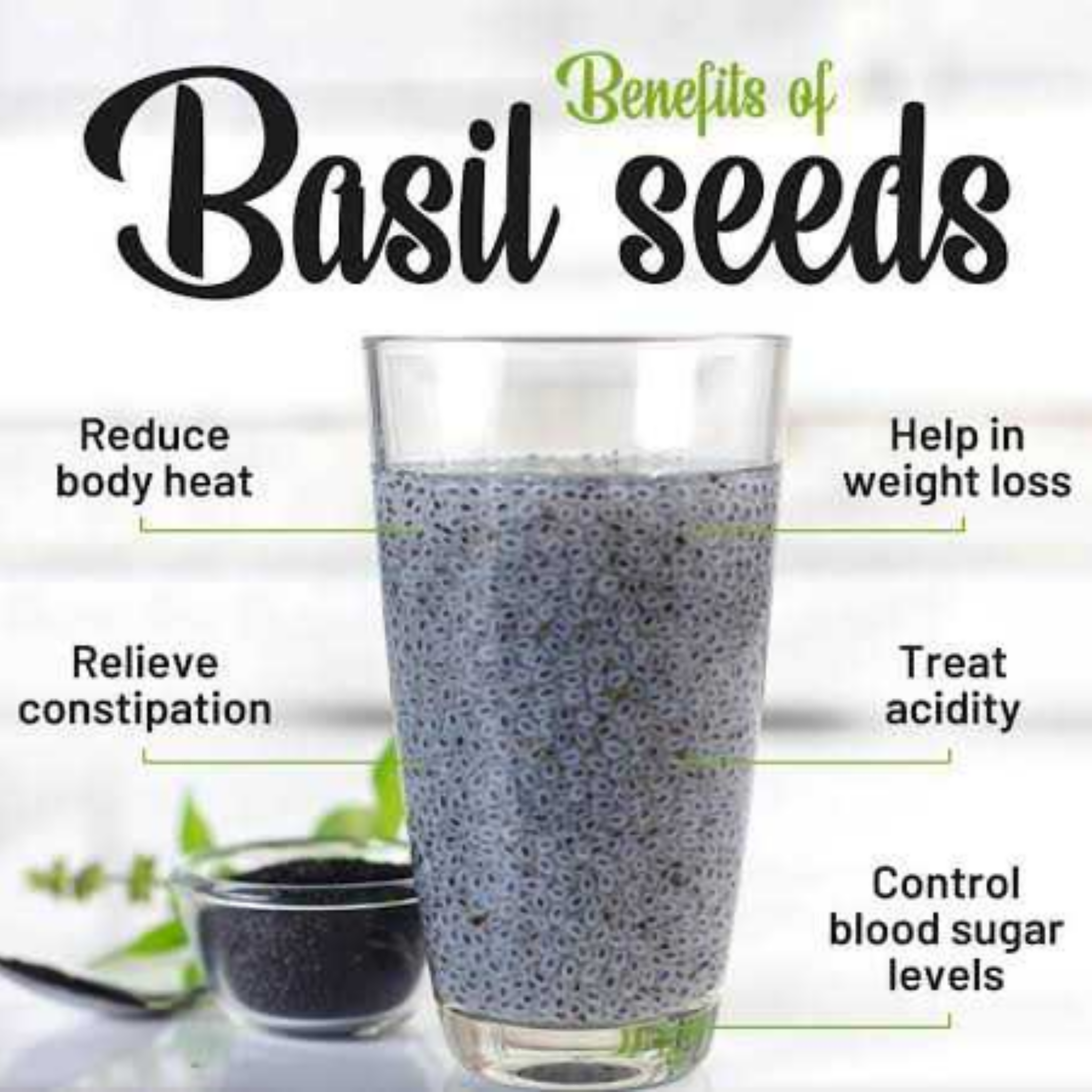 Basil Seeds (Tukh Malanga), With Nature’s Cooling Properties [تخم ملنگا] 250gm