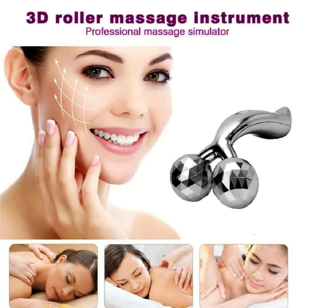 3D Face Massager Roller – Y Shape Facial Contouring Roller for Face Lift, Puffiness Reduction & Skin Tightening