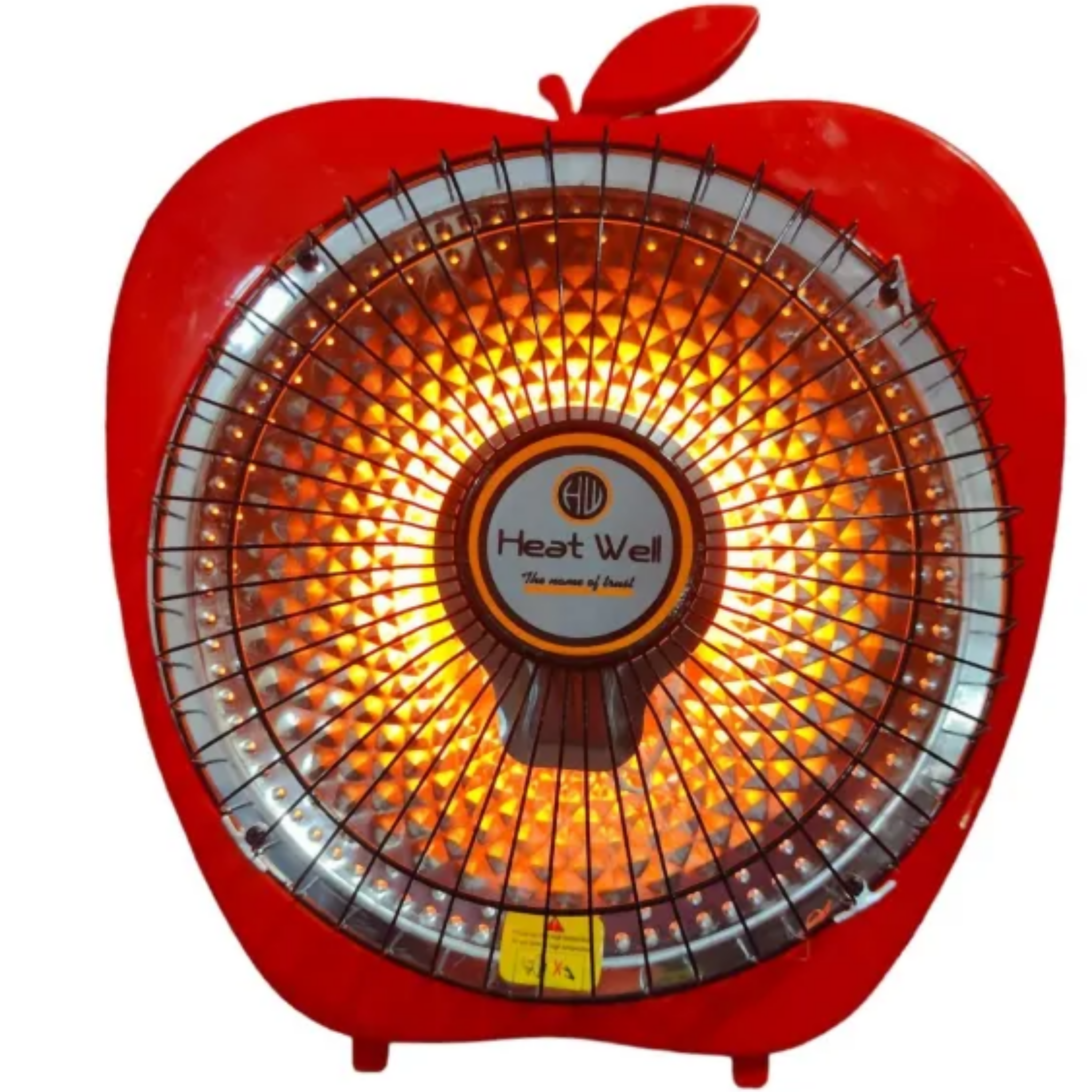 Carbon Halogen Electric Dish Heater Room Heater Apple Shape 300/600 Watts