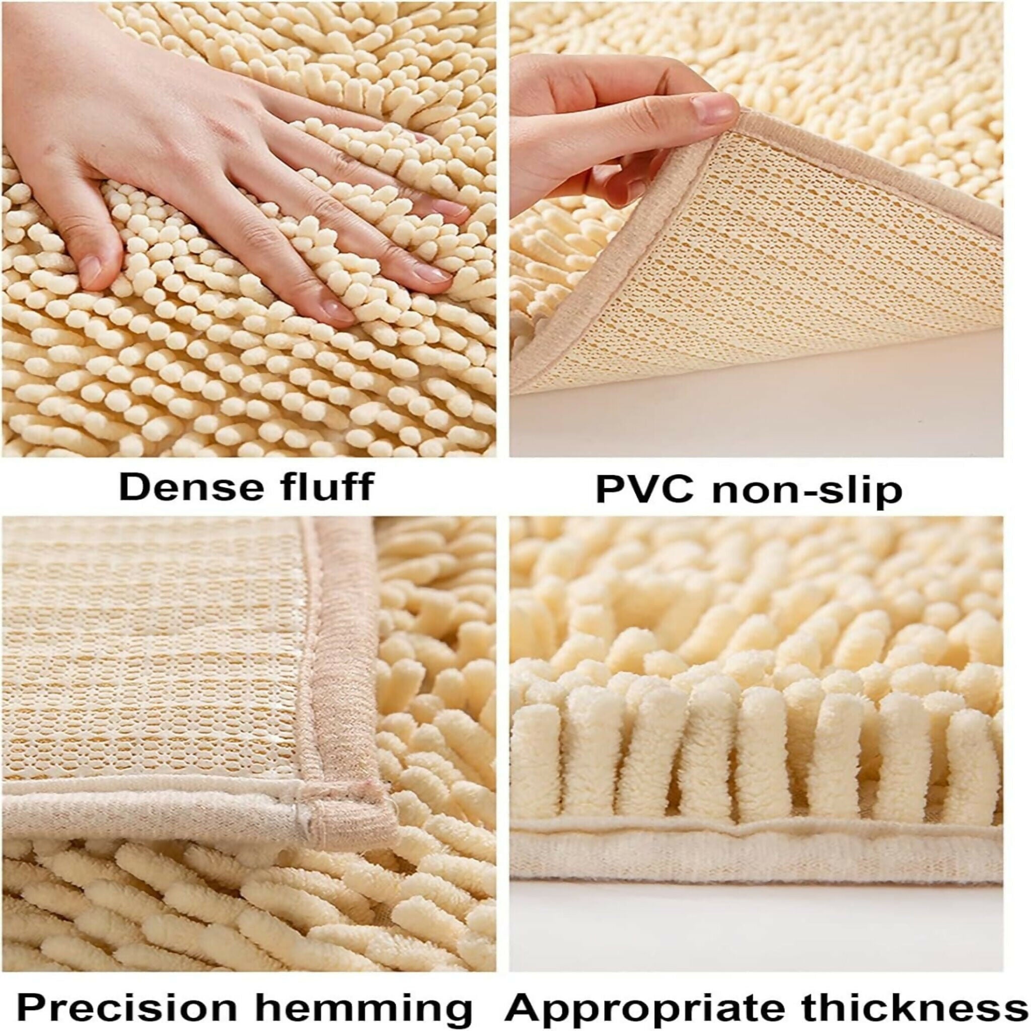 Nonslip water absorbent MicroFiber