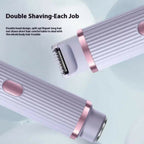 2-in-1 Dual Head Shaver & Electric Trimmer for Women – Rechargeable Hair Remover & Grooming Tool