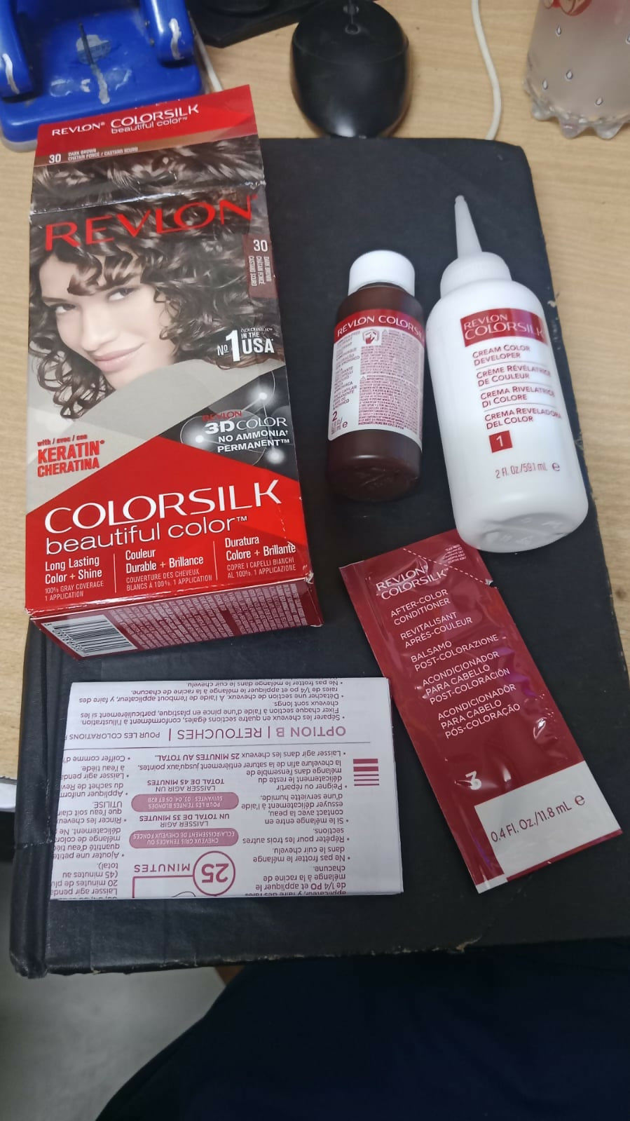 Revlon ColorSilk Hair Color #30 Dark Brown – Ammonia Free Permanent Hair Dye