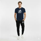 Round neck, half-sleeve casual T-shirt with matching trouser