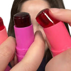 Pack of 4 Jelly Blush Tints, Hydrating Dewy Finish, for Cheeks and Lips