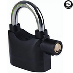 Heavy Duty Anti-Theft Alarm Padlock – Smart Stainless Steel Lock with 110dB Siren