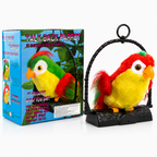 Talk Back Talking Parrot Toy – Repeats Speech, Educational & Fun for Kids