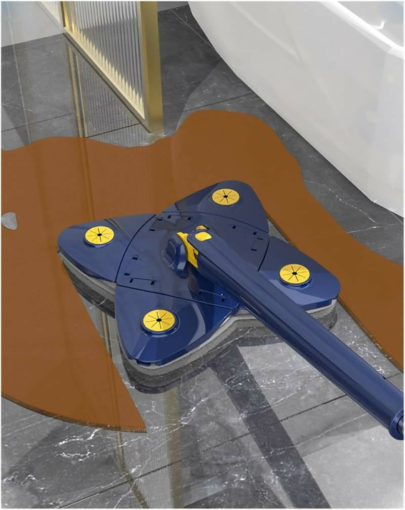 360° Rotatable 4 leaf clover twist water Auto squeezes Mop Adjustable corner Mop self squeezing wringing Multifunctional Ratating Mop for floor wall window