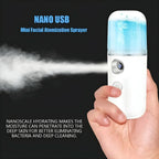 Nano Facial Mist Sprayer, Portable USB Rechargeable & Instant Hydration