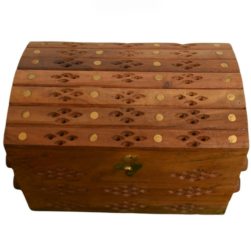 Wooden Trolley Jewelry Box
