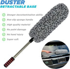Microfiber Car Duster – Scratch-Free Cleaning with Extendable Handle
