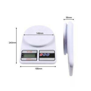 Kitchen Scale SF-400 Digital Electronic Weight Machine with Cell – Food & Grocery Measuring Scale upto 10 KG