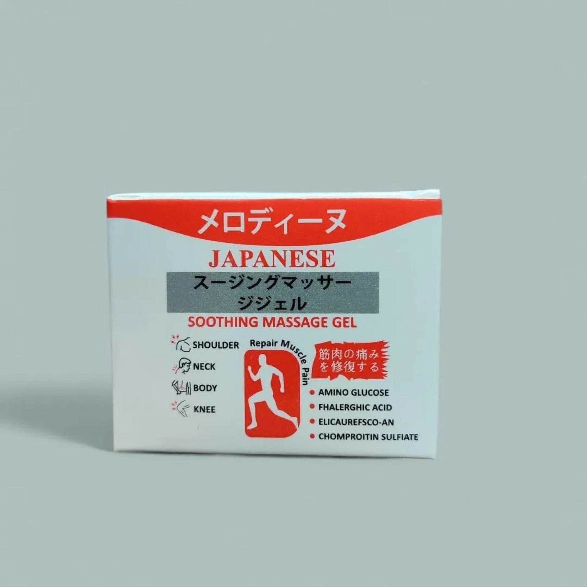 Melodine Japanese Soothing Massage Gel 50g – Fast-Acting Relief for Neck, Shoulder, Knee & Muscle Pain