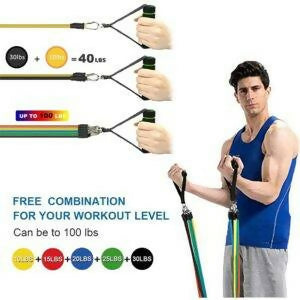 11 Piece Power Resistance Band Set