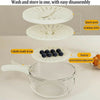 Multi-Functional Vegetable & Fruit Cleaning, Foldable Drainable Organizer, for Kitchen Use