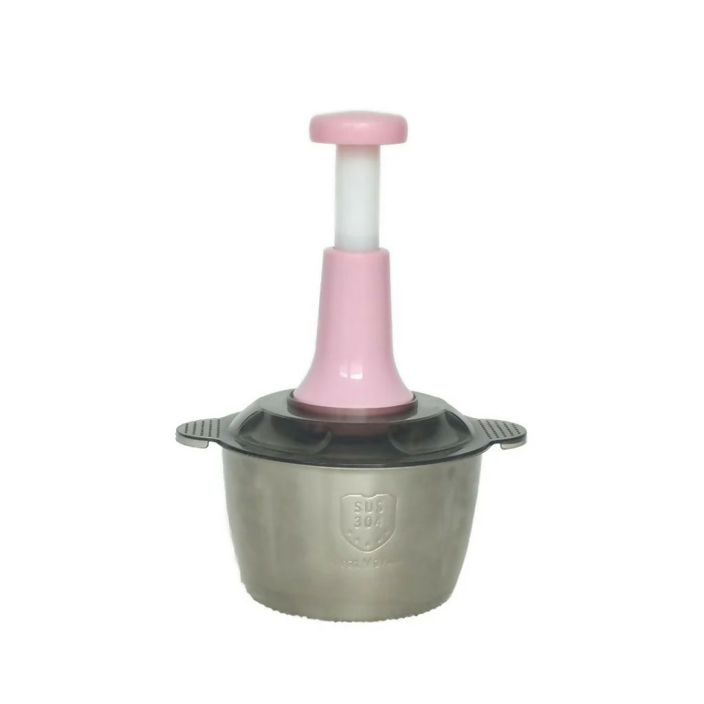 Stainless Steel Manual Chopper, Ideal for Home Kitchen Use