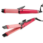 2-in-1 Hair Styler, Straightener & Curler, Quick Heat, for All Hair Types