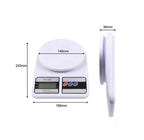 Kitchen Scale SF-400 Digital Electronic Weight Machine with Cell – Food & Grocery Measuring Scale upto 10 KG