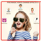 3-in-1 Karaoke Mic, Bluetooth Speaker, LED Lights, for Kids & Adults