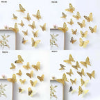 3D Hollow Butterfly Wall Stickers