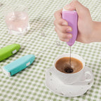 Electric Milk Frother with 3 Speeds – Rechargeable