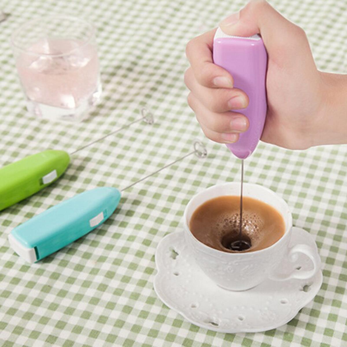 Electric Milk Frother with 3 Speeds – Rechargeable