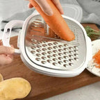 4-in-1 Multi-Function Vegetable Grater with Storage Box | Kitchen Slicer & Shredder