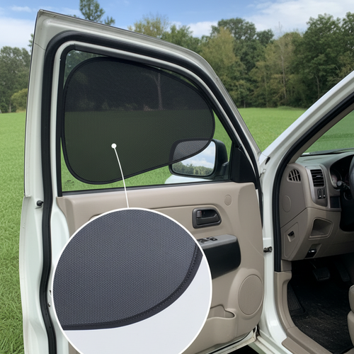 4 Pcs Universal Car Sun Shades UV Protection Window Curtains