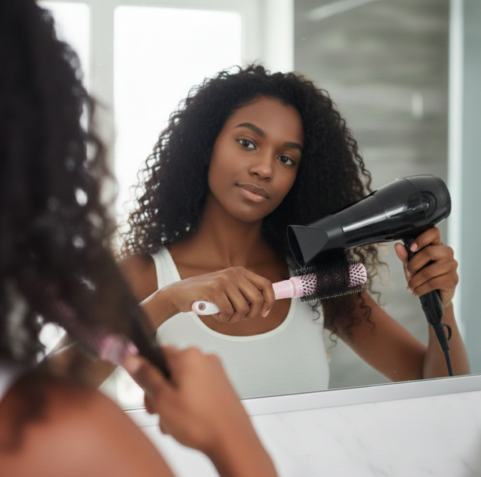 Professional Round Hair Brush – Heat Resistant Styling Barrel