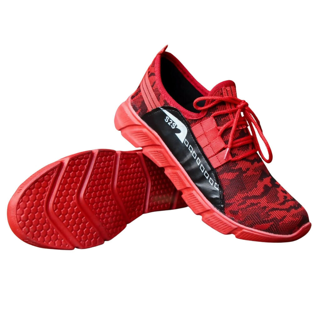 Running Shoes, Breathable Lightweight with Lace-Up Closure, for Men