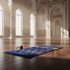 Children’s Printed Velvet Prayer Mat Travel Friendly 60 × 42 Cm