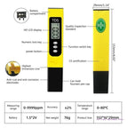 Digital TDS Water Testing Pen With Instant LCD Reading