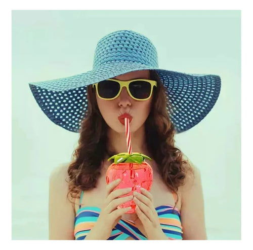 500ml Cartoon Kawaii Straw Water Bottle – Cute Portable Cold Drink Cup