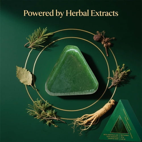 Nature Seven Green Shampoo Bar – Herbal Scalp Care & Hair Strengthening