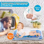 Inflatable Leakproof Tummy Time Water Mat for Kids – Safe & Fun Baby Play Mat (Random Color)