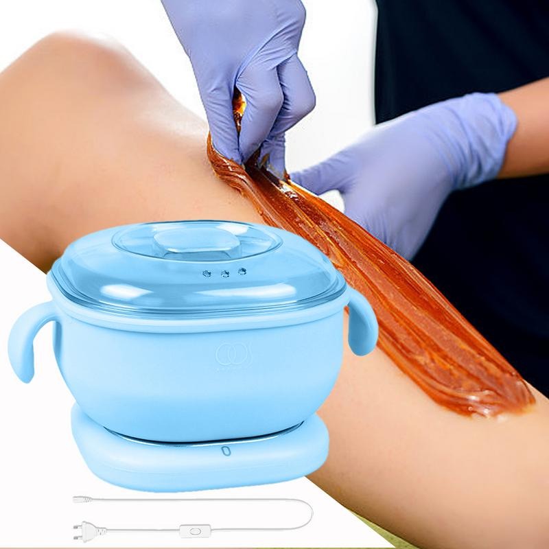 Portable Foldable 400ML Silicone Wax Warmer, Travel-Friendly Hair Removal Heater For Body &