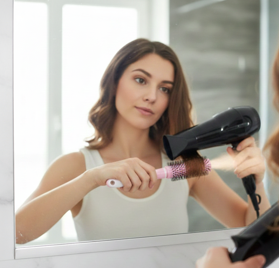 Professional Round Hair Brush – Heat Resistant Styling Barrel