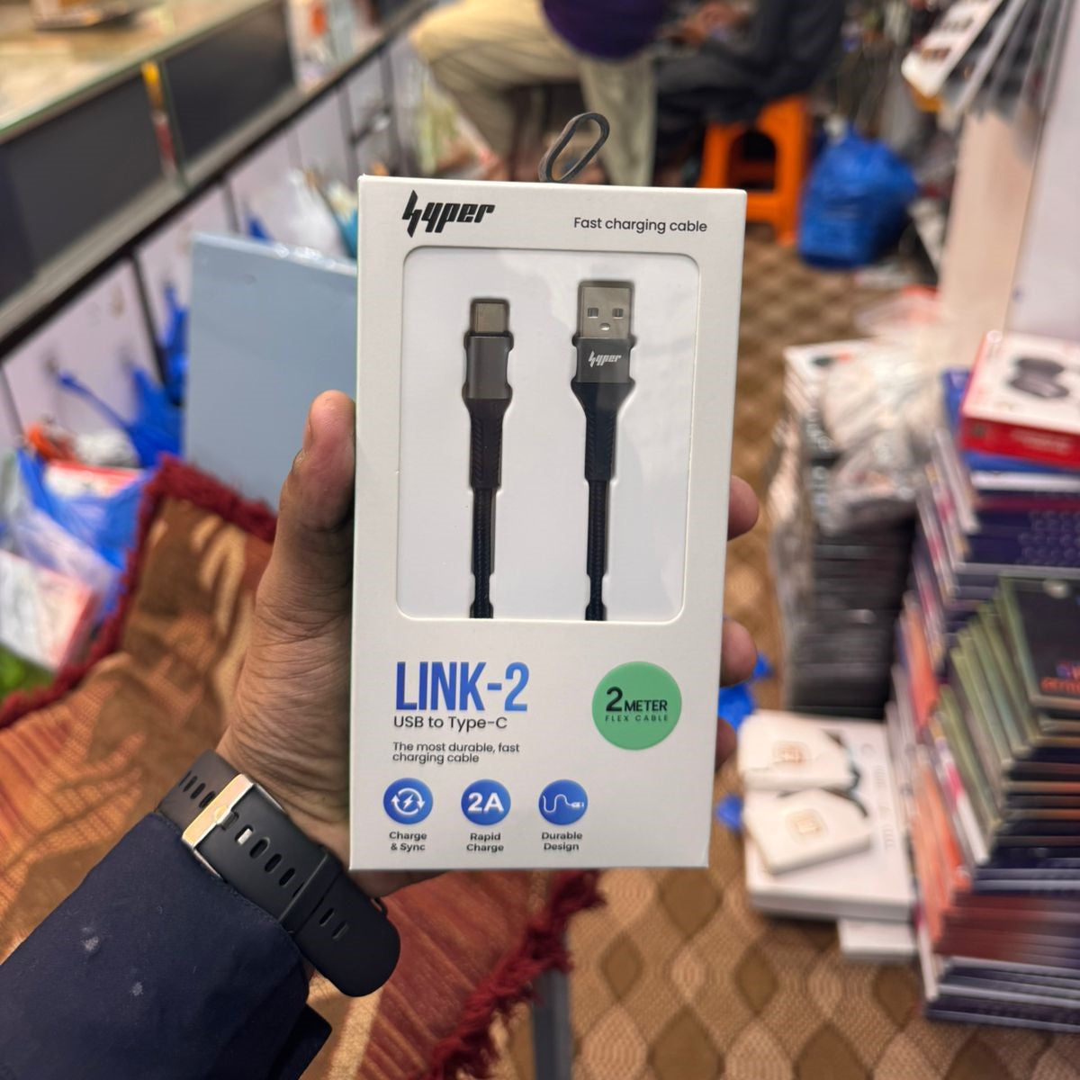 Yolo Hyper LINK-2 USB to Type-C Charging Cable 2m (Y-084)