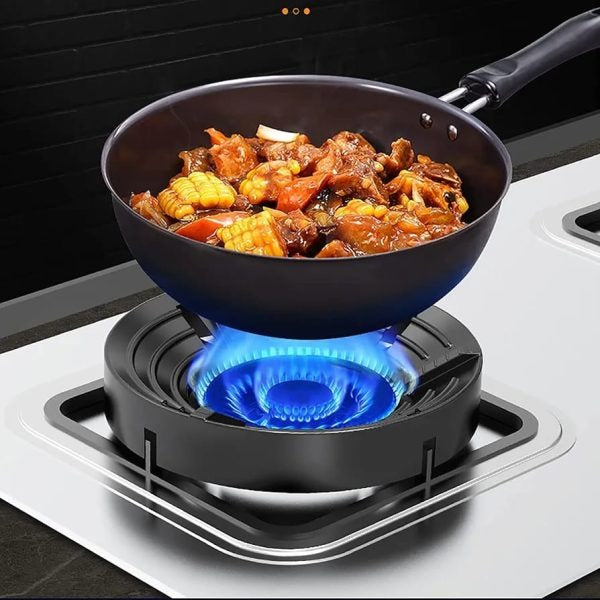 Gas Stove Burner Stand, Heavy-Duty Cast Iron Cooktop Support